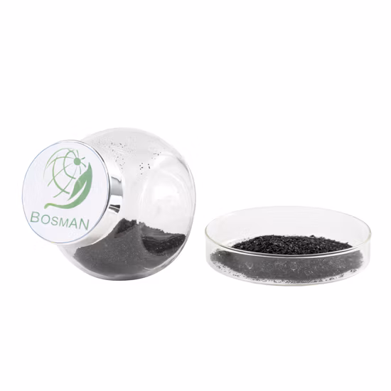 Poudre brillante d'humate de potassium de source minérale de haute qualité